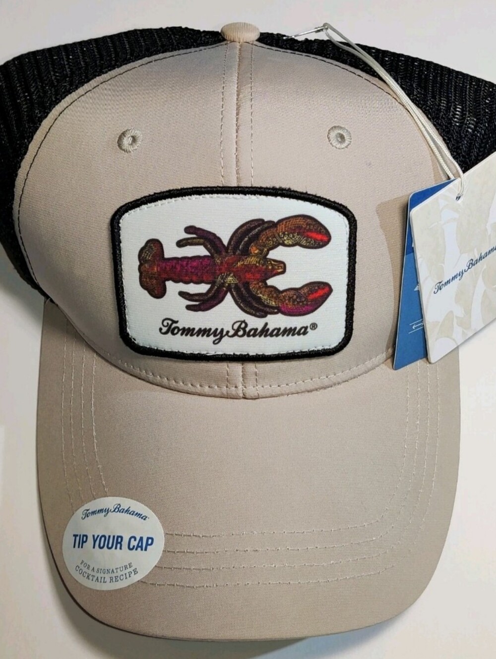 Tommy Bahama Lobster Trucker Hat Snapback Tan Black Margarita Cocktail Recipe
